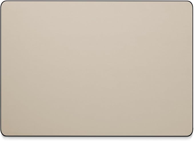 Jotsome Leather Desk Pad Mat, 17" x 12", Beige | Non-Slip Desk Blotter Pad - Desk Protector for Office, Home, Lap Desk, Laptop and Desktop