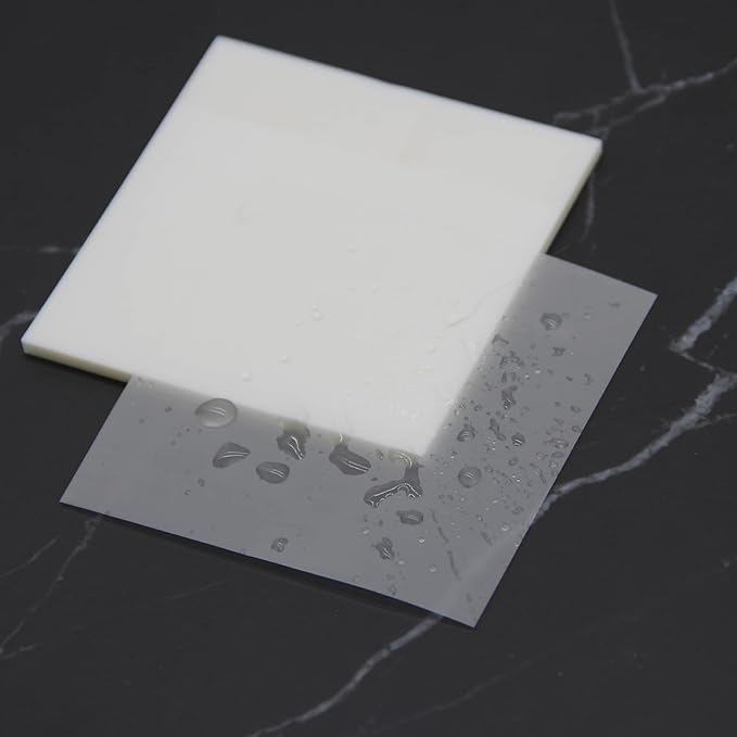 200 Sheets Transparent Sticky Notes, 3x3 inch Clear See Through Sticky Notes, for Reading Writing Notes Book Markers, Study Office School Supplies, 50 Sheets/Pad (4 Pads)