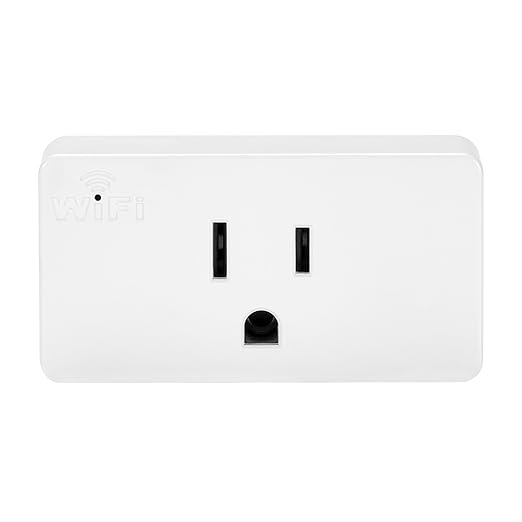 Smart WiFi Outlet Adapter, Smart Plug Works with Google Home/Alexa, App Control, Timer & Countdown Functions 2.4 GHz WiFi, 2-Pack, by Maxxima