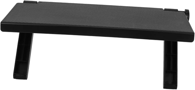 Uonlytech Sturdy Tv Top Shelf Monitor Top Storage Rack with Floating Design for Router and Remote Organization Sleek Desktop Stand for Living and Office Easy to Install Monitor Shelf