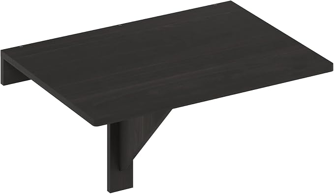 Furinno Hermite Wall Mounting Folding Table, Espresso