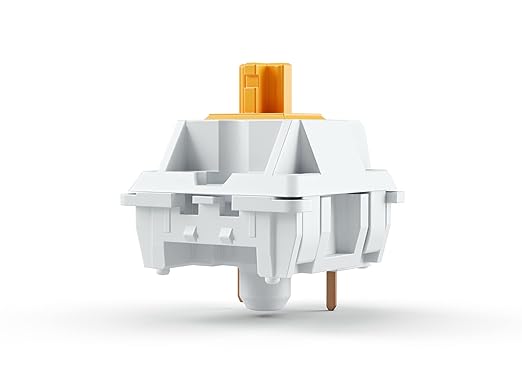 GLORIOUS Panda Switch (Non Lubed Switches) - 36x Plate Mounted 3 pin Switches for Keyboard - Mechanical Keyboard Switches