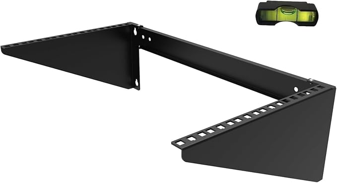 6U Vertical Wall Mount Rack-Heavy Duty 125 Capacity Small Server Rack Mounting for 19 inches IT, AV, Studio, Network Equipment (6U150)