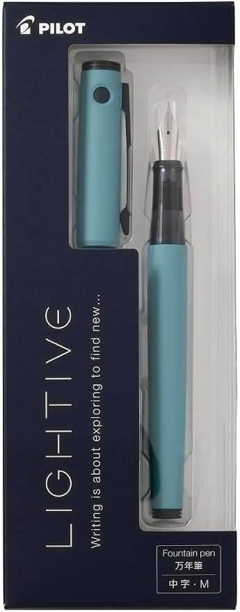 Pilot PFLT1TQM PILOT Retive Fountain Pen, Medium Point, Turquoise