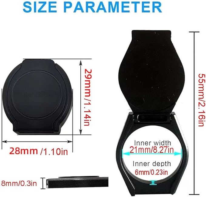 2-Pack Universal Webcam Covers, Desktop External Lens caps, Shutter Protectors, Privacy Covers for Streaming, Compatible with C270/C615/C920/C930E/C922X