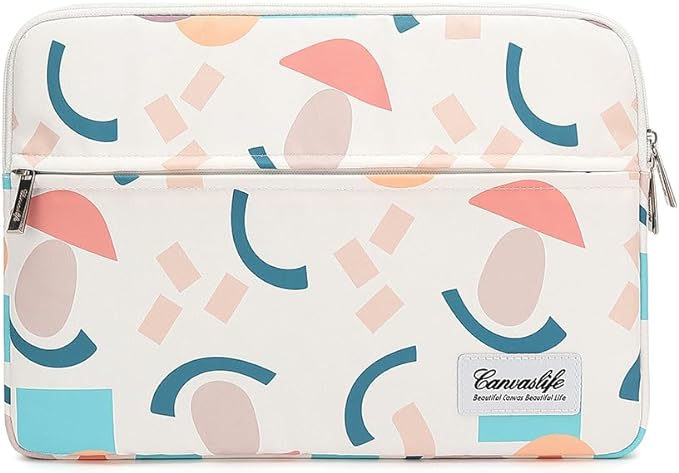 Canvaslife Waterproof Pattern 13-inch Laptop Sleeve with Pocket 13-inch 13.3-inch Laptop 13-Sleeve (Garden)