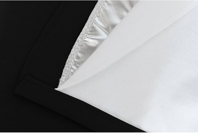 Moondream DecibelControl™ 3-in-1 Soundproof Curtain | Noise Reduction | Thermal Insulation | 100% Blackout | Patented Technology | Made in Europe | Grommet | 55" W x 84" L | Black - Deep Black MC710
