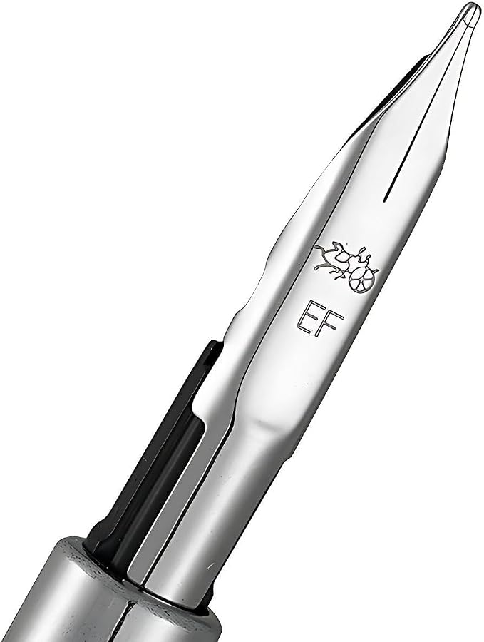 Jinhao 10 Retractable Fountain Pen, Burgundy EF Writing Pen with Converter and Pen Box
