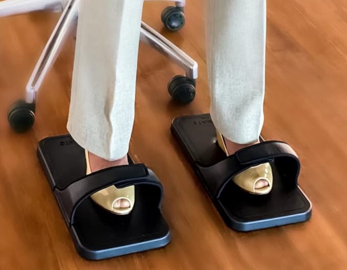 PedMats-Individualized, Portable Pair of Anti-Fatigue Mats for Standing Desk, Thick and Ergonomically Cushioned Support, Compact, Easy to Move, Easy to Slide the Mats and Glide in a Chair
