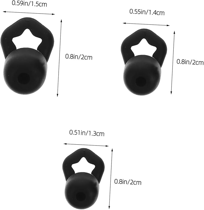 3 Pairs Soft Silicone Noise Reduction Sleeping Comfortable Fit Sound Blocking for Travel Concerts Focus Portable Reusable Noise Cancelling