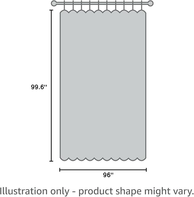 NICETOWN Wall Curtain for Bedroom, Room Divider Curtain for Doorways, Vertical Blind for Sling Door, Privacy Sound Reduction Curtains Room Dividers for Patio (Grey, 1 Panel, 8ft Tall x 8.3ft Wide)