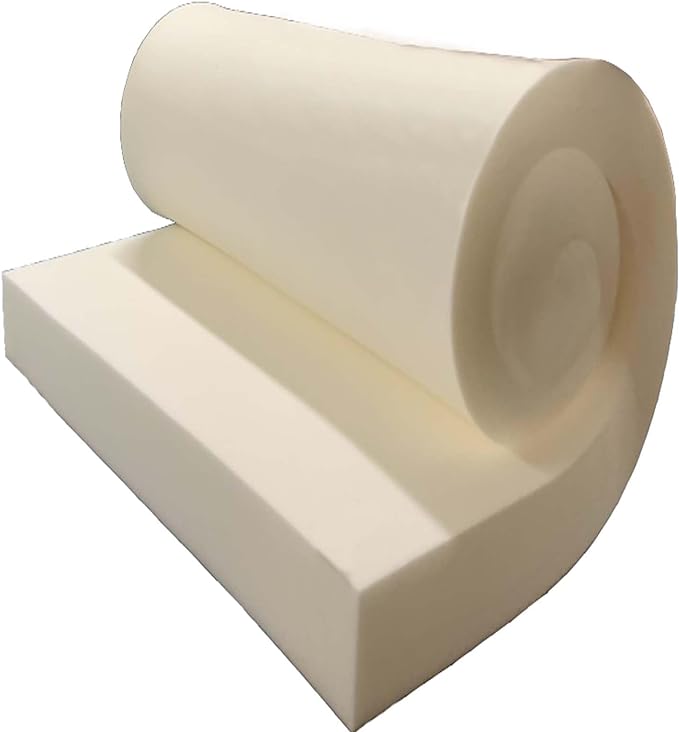 GoTo Foam 3" Height x 24" Width x 72" Length 36ILD (Semi-Firm) Upholstery Cushion Made in USA