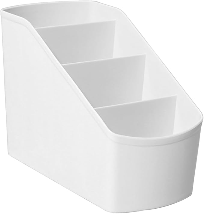 HEEPDD Desk Organizer, Plastic for Office, School, and Vanity Storage Supplies
