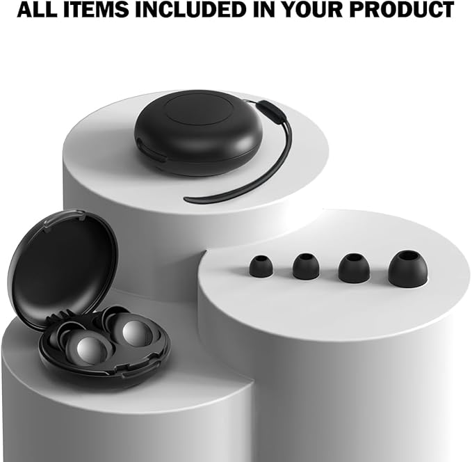 Ear Plugs for Sleeping Noise Cancelling,Comfortable Silicone Earplugs for Sleeping Hearing Protection Ear Plugs for Sleep, Focus, Noise Sensitivity