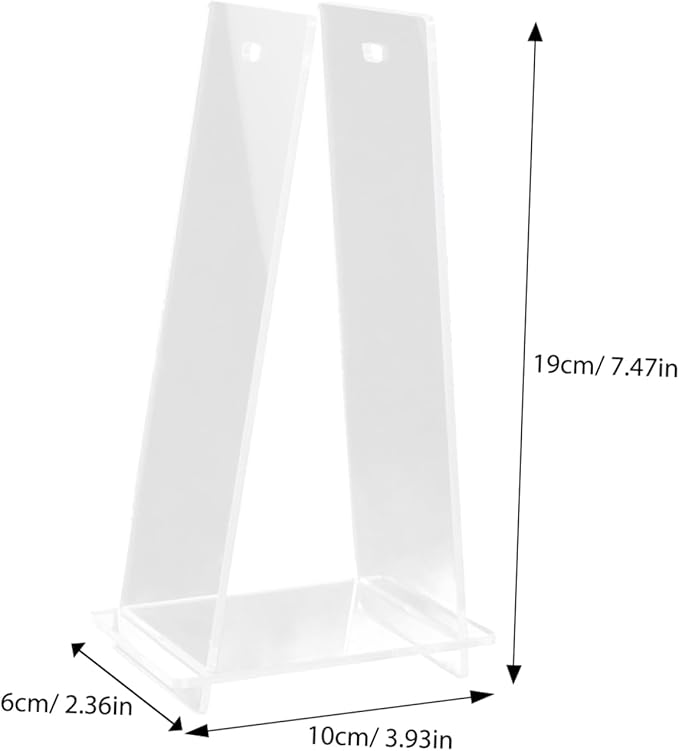 Acrylic Calendar Stand for Desk Transparent Flip Calendar Holder Rack Compact Desktop Organizer Stylish Display for Home Office Use Functional