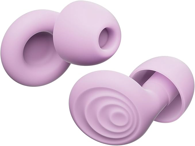 Ergonomic Design Soft Silicone Ear Plugs for Noise Cancellation and Focuses Enhancement in Offices Study or Travel 1 Pair Silicone Earplugs for Sleep