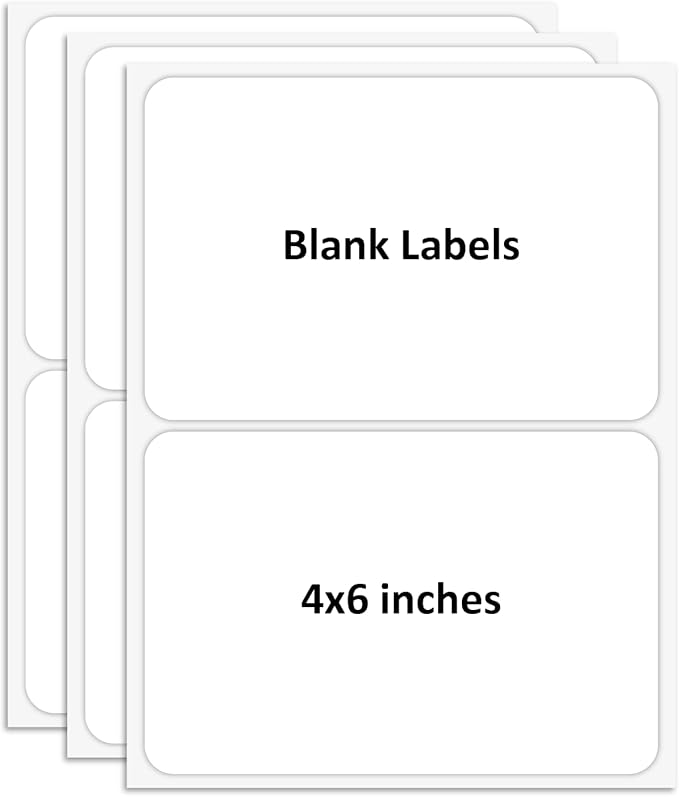 SVNOOC Reusables Labels for Storage Bins 4x6 in, Sticks Securely and Removes Cleanly, Multi-Use Dry Erase Stickers for Whiteboard/Desk/Refrigerator/Home/Office/Classroom (6 Pack), Dry Erase Sheets