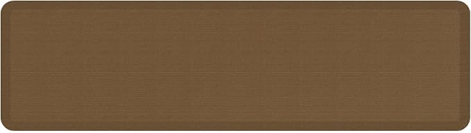 GelPro NewLife Designer Comfort Ergo-Foam Anti-Fatigue Kitchen Floor Mat, 20" x 72", Grasscloth Khaki