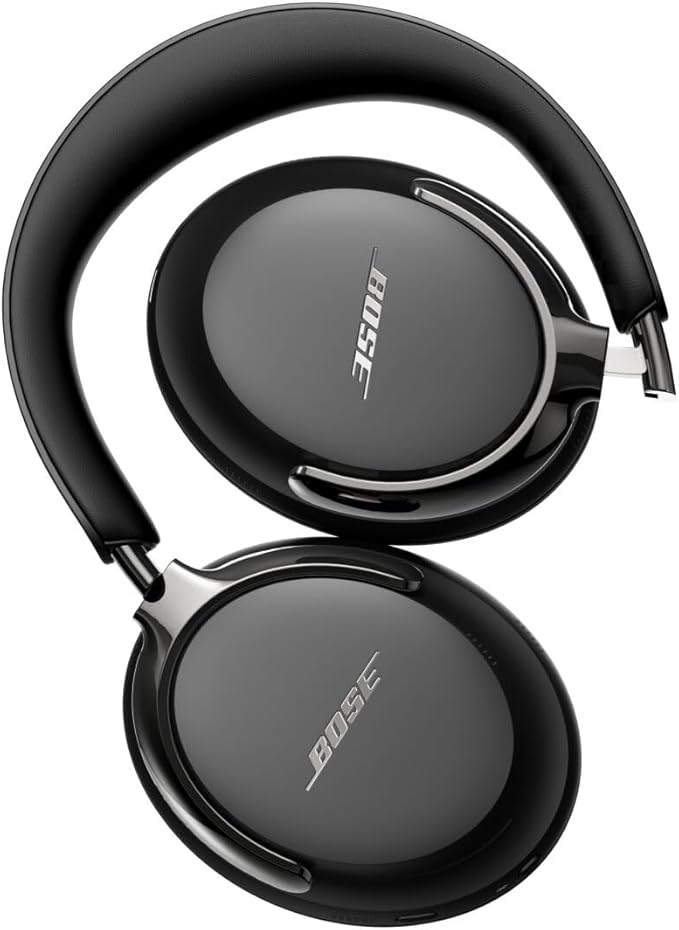Bose QuietComfort Ultra Bluetooth Headphones (2nd Gen), Wireless Headphones with Spatial Audio, Over Ear Noise Cancelling with Mic, Up to 30 Hours of Play time, Black