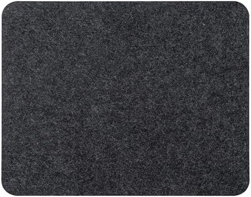 Desky Cork & Felt Mouse Pad – Dual-Sided Mini Desk Mat with Non-Slip Cork & Felt, Anti-Scratch Surface for Laptop or Mouse Use (11" x 8.6", Dark Grey)