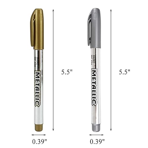Wax Seal Gun Kit Sealing Wax Metallic Pen With Glue Gun Wax Seal Kit, Atopbb 2Pcs Metallic Pen with 1pcs Glue Gun Great for Wax Seal Stamp