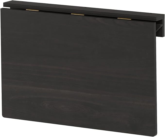 Furinno Hermite Wall Mounting Folding Table, Espresso