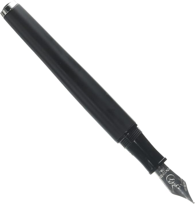 Monteverde USA Aldo Domani Italia Fountain Pen Matte Black - Fine Nib - Luxury Writing Pen - Italian Design - JoWo Stainless Steel Nib - Smooth Ink Flow - Refillable - Gift Box Included