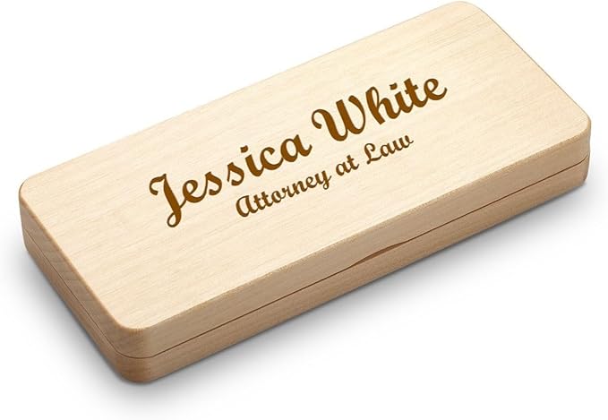 Executive Gift Shoppe | Elegance Collection Personalized Maple Wood Pen & Letter Opener Set with Custom Engraving