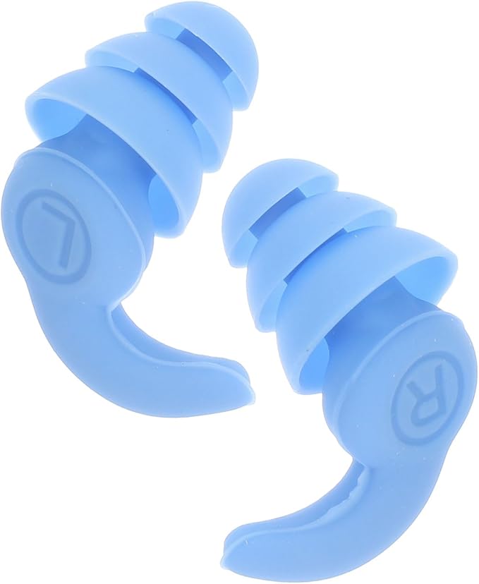 FRCOLOR Advanced Silicone Noise Cancelling, 3-Layer Soundproof Design, Waterproof Blue for Sleeping, Studying, Swimming, and Noise Reduction