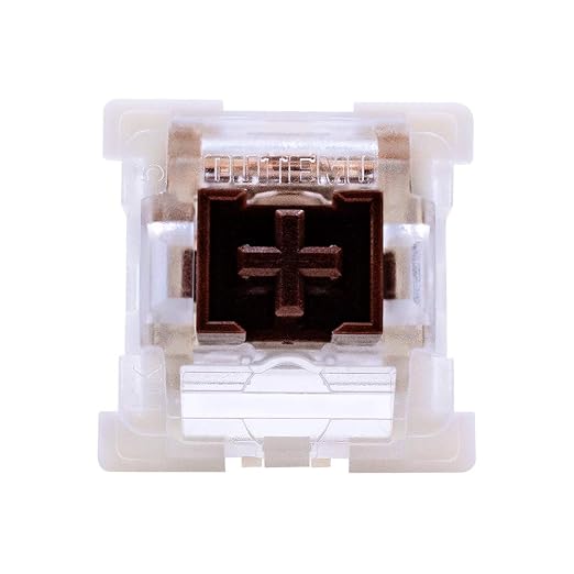 Outemu Brown Switches, 30-Pack, 3-Pin Tactile 50gf Dustproof RGB Key Switches - Replacement Pack for Mechanical Keyboard