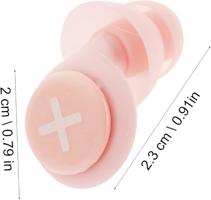 2 Sets Reusable Soft Silicone for Sleeping Travel Swimming Ergonomic Noise Reduction Lightweight Sound for Concentration and Noise Sensitivity