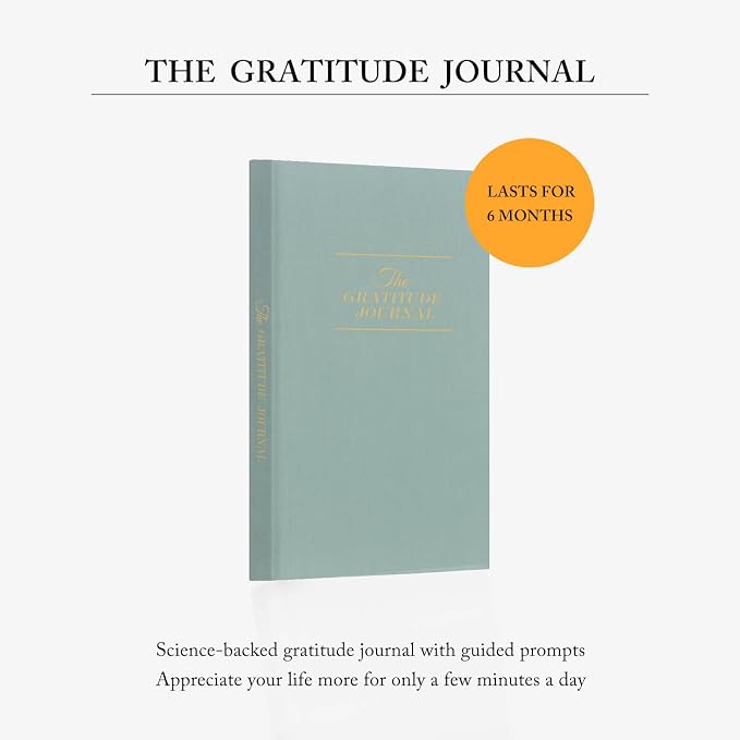 The Gratitude Journal - for More Mindfulness, Happiness, Positive Vibes, Affirmations, Productivity, and Self Reflection -Undated Daily Journal