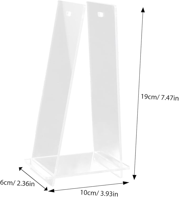 Stylish Acrylic Flip Calendar Rack Multi Functional Desk Calendar Holder for Office Home Decor Stable Structure Smooth Surface Design for Seamless Display