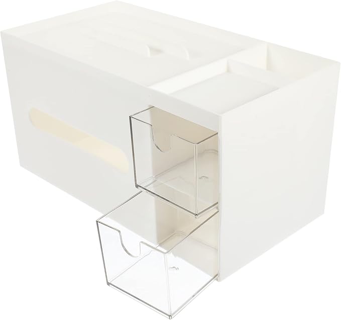 Veemoon Cute Desk Organizer Bins Modern Storage Box for Office School Supplies Cool Desk Accessories