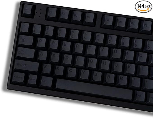 mintcaps PBT Gray Keycaps Set 144 Keys Cherry Profile DYE-Sub Custom ISO ANSI Keycaps for 61 64 87 104 108 Cherry MX Switches Mechanical Keyboards