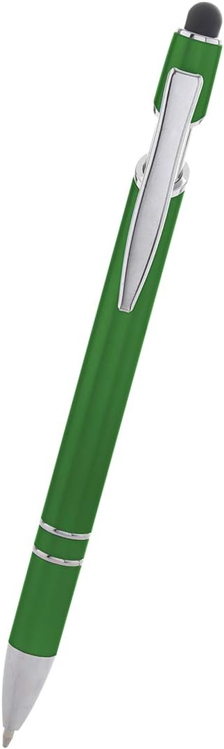 ExpressDesigns™ - Personalized Pens with Stylus - The Legacy - Custom Metallic Printed Name Pens - Black Ink - Imprinted with Logo or Message - Great Gift Ideas - Customizable -12 pcs/pack (Assorted)