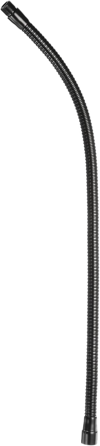 PATIKIL 22" Microphone Gooseneck, 1Pcs 5/8"-27 Thread Metal Universal Hose Flexible Arm Gooseneck Tube Extension for Multifunction DIY, Black