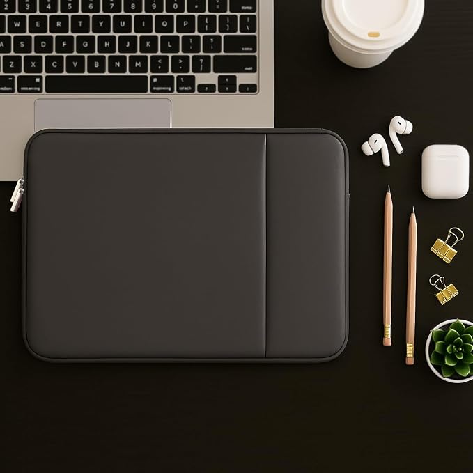 Laptop Sleeve for MacBook Neo/Air/Pro 13 inches A18/M5/M4/M3/M2/M1 Chip 2026-2020 A3404 A3449 A3240 A3113 with 2 Pockets Tablet Bag Case Accessories