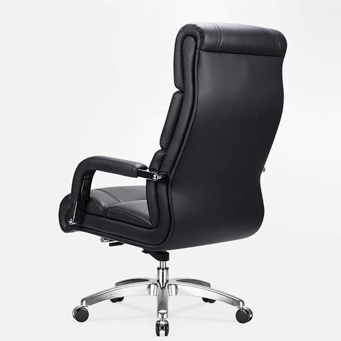 Heavy Duty Ergonomic Executive Chair with Adjustable Height and Lumbar Support, Comfortable Computer Desk Chair Swivel Task Chair for Home Office Workstation or Study Seating