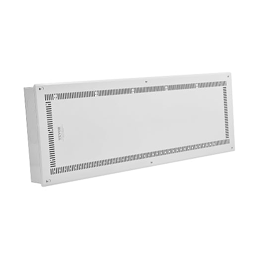 VEVOR Structured Media Enclosure, 42-Inch, Recessed in-Wall Media Box with Cover, Wall-Mount Cable Management Box Kit, Structured Wiring Multi-Media Cabinet, Cold-Rolled Steel, for TV Home Theater