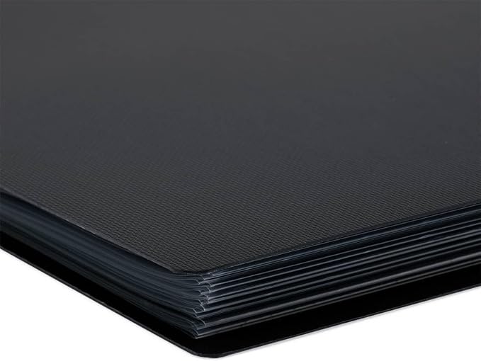 Picturesque Pro Presentation Refill Book 18x24 - Art Portfolio Folder for Artwork, Archival Storage Solution, Strong Spiral Bound Format w/ 20 Crystal Clear Pages and Acid-Free Divider Sheets