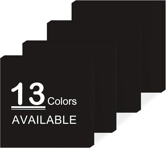 Super Sticky Notes,Self-Stick Note Pads 3 x 3 in,400 Sheets Sticky Notepad Bulk Post,Office Supplies,School Supplies,Christmas Decor (Black, Sticky Notes 3x3)