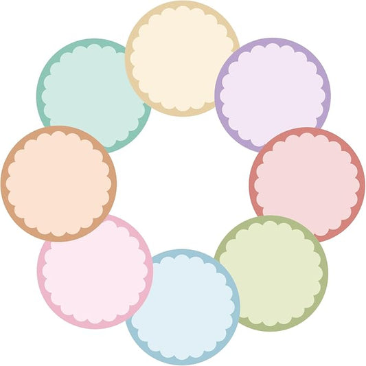 24 Pack Dry Erase Dots 11 Inch Circles Spots 8 Light Colors Removable Whiteboard Stickers for Classroom Teachers Students Wall Table Desk & Floor Decals