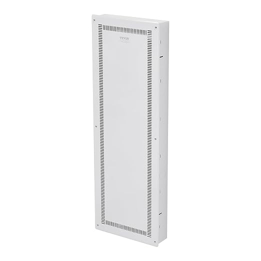 VEVOR Structured Media Enclosure, 42-Inch, Recessed in-Wall Media Box with Cover, Wall-Mount Cable Management Box Kit, Structured Wiring Multi-Media Cabinet, Cold-Rolled Steel, for TV Home Theater