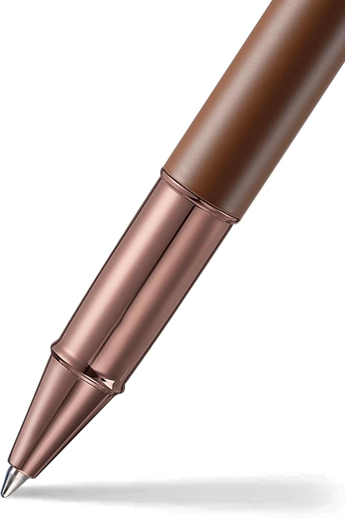 Sheaffer® 100 9374 Coffee Edition Matt Brown Rollerball Pen with Regal Brown PVD Trims