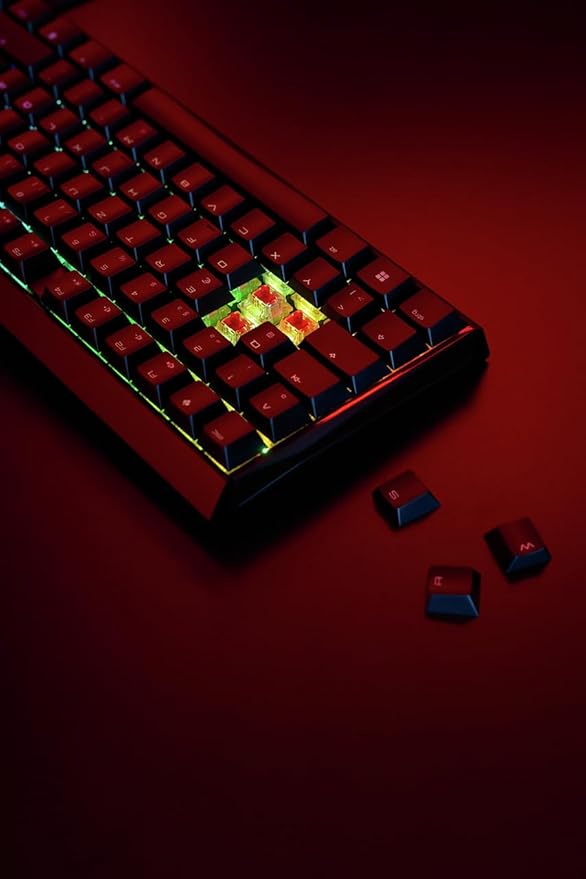 Cherry MX 3.0S Wireless, Mechanical Gaming Keyboard, Bluetooth, 2.4 GHz & Wired Mode, RGB Lighting, Aluminum Housing, Rechargeable, MX2A RED Switches, Pink
