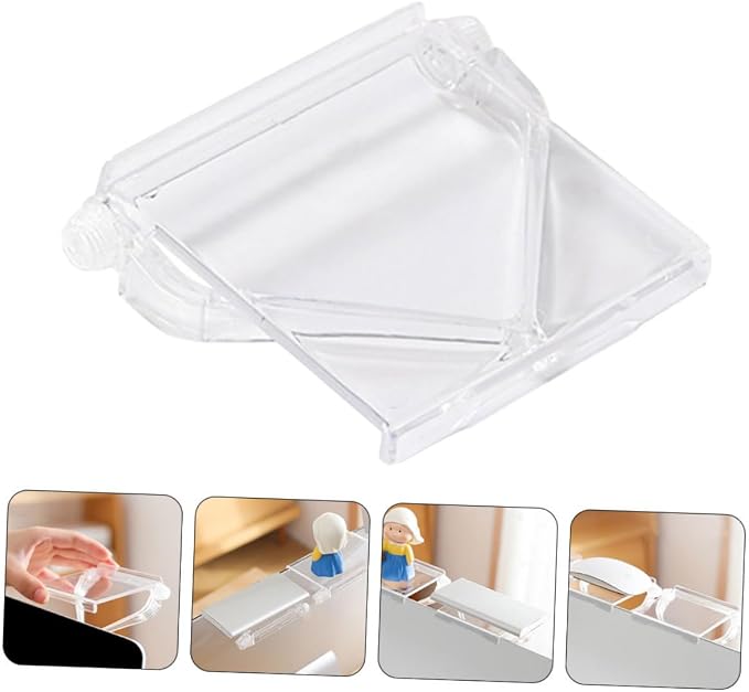PRETYZOOM Sleek Tv Top Storage Shelf Monitor Shelf for Computer Plastic Router Holder Sturdy and Space-Saving Design