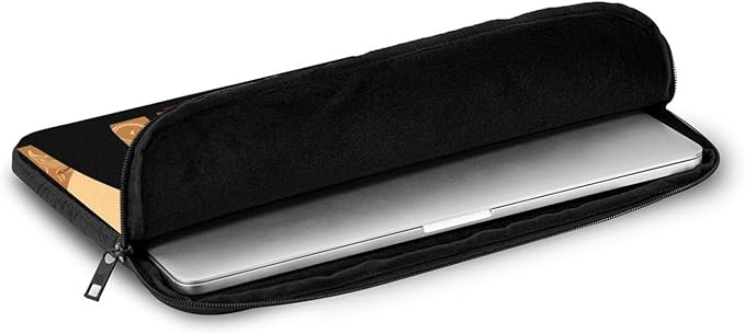 African Black Women Laptop Sleeve 17 inch, Slim Laptop Bag Case with Zipper, Portable Tablet Computer Carrying Case for Men Women