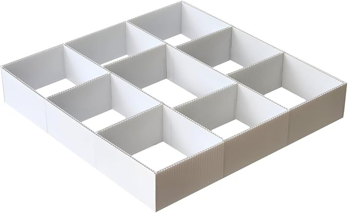 DRAWER DADDY Customizable Grid Drawer Dividers, Cut to Fit Organizer | Custom drawer dividers that fit any drawer. DIY cut to fit design, adjustable organizer for kitchen, bathroom, desk, and more