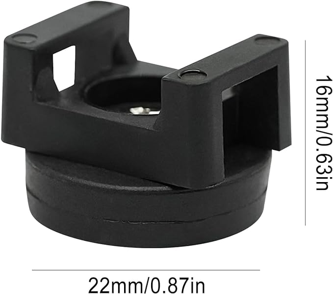 Magnetic Cable Zip Tie Base, Heavy Duty 18lbs Vertical Tension, Multipurpose Wire Clips Management Holder, Supplies for Electrical Cable Wire Organization (22mm, Count, 20)